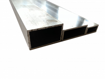 Preview: Rechteckrohr 20 x 15 x 2 mm AlMgSi0.5 F22 AW6060 DIN 573/755