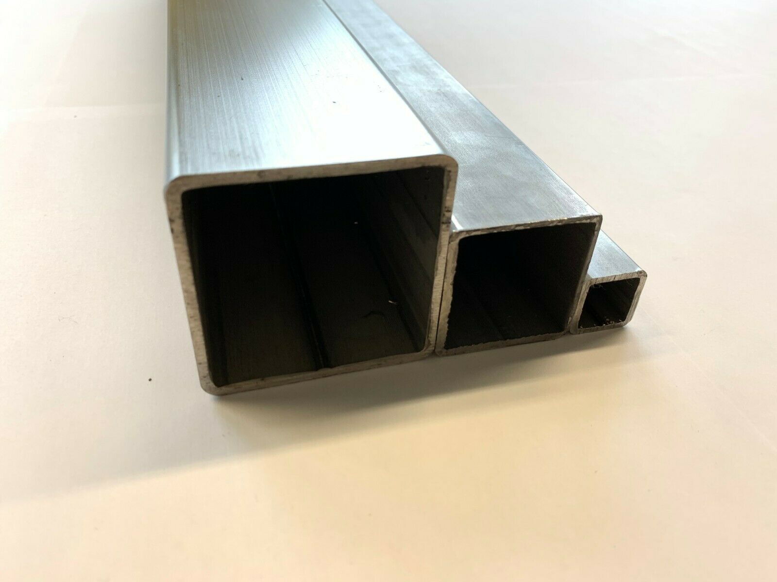 Edelstahl Vierkantrohr Profilrohr Quadratrohr V2A VA Stahl nach Maß bis 2 Meter 