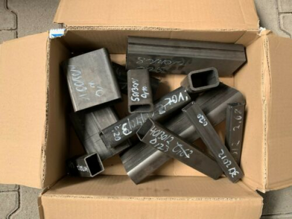 10Kg Rechteckrohre Kurzlängen (Restlängen, Restposten) in S235JR